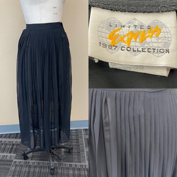 VTG Limited Express 1987 Collection Pleated Sheer - Picture 1 of 8